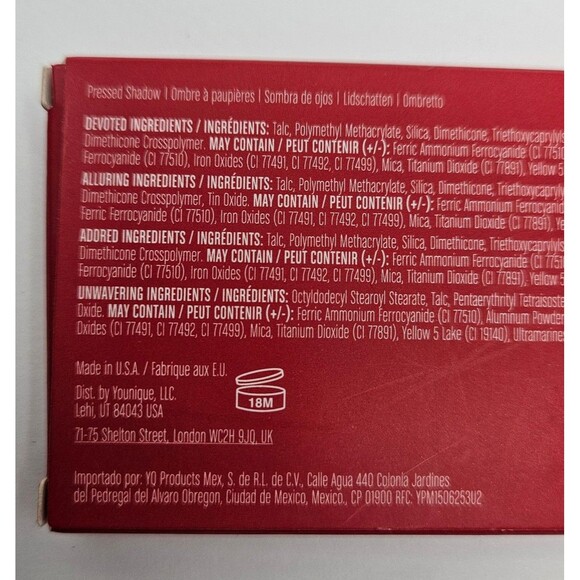 Younique Moodstruck Beloved Pressed Shadow 4 Eyeshadow Palette New in Box - Picture 6 of 6
